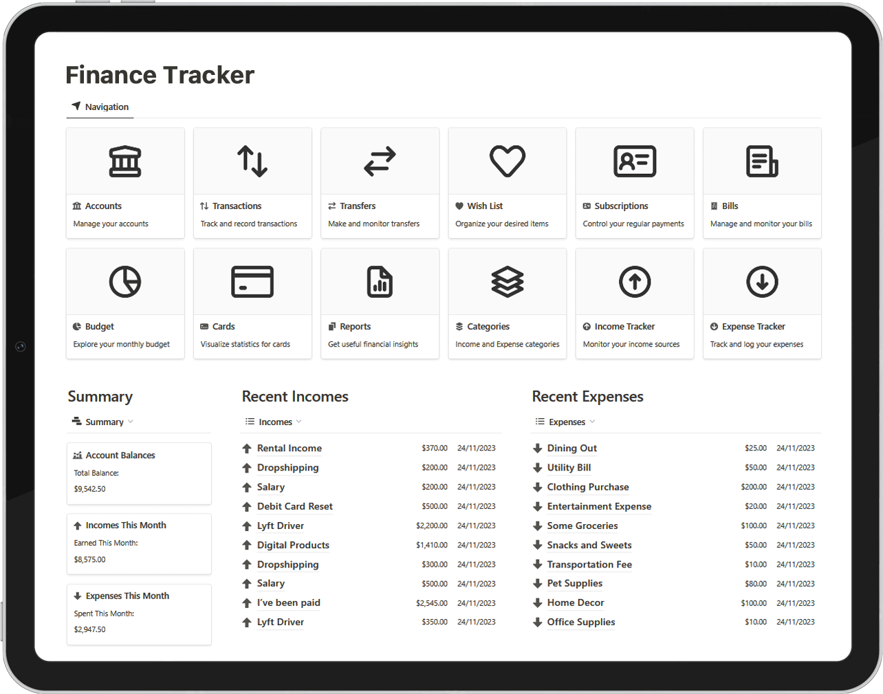 Finance Tracker