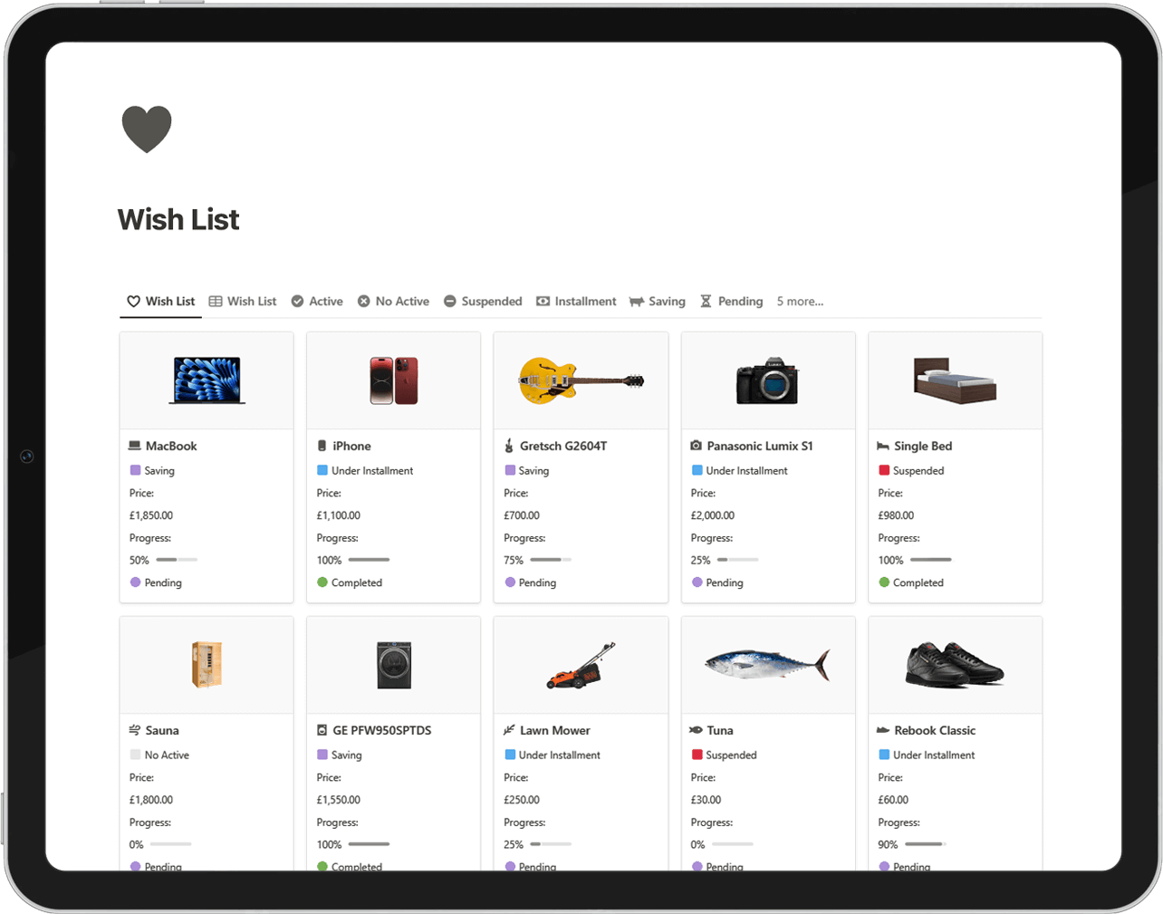 Wish List